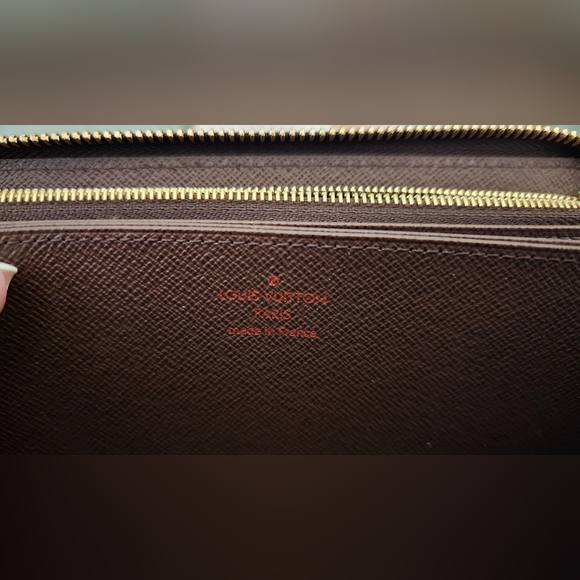 New Authentic Louis Vuitton Long Zippy Organizer Wallet Damier Ebene - Picture 9 of 11